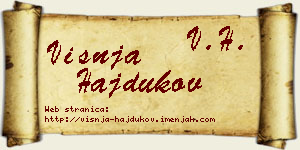 Višnja Hajdukov vizit kartica